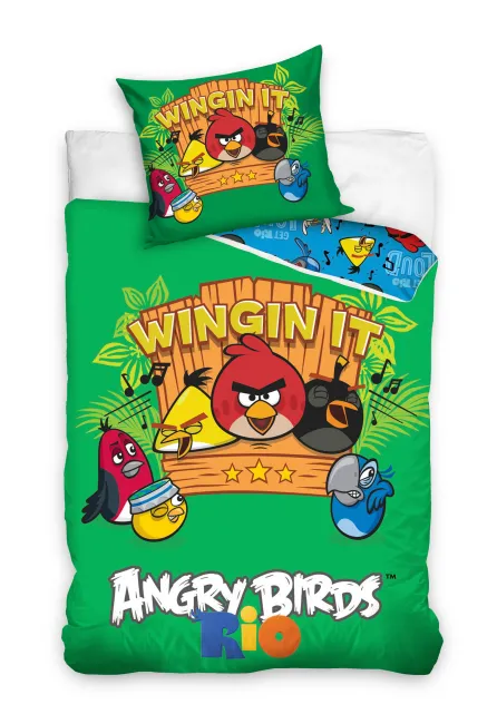 Pościel Angry Birds 160x200 5725 AB8015 Wingin it.