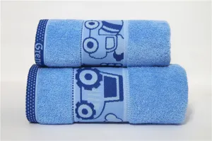 Ręcznik Kids 50x70 Autka niebieski 450  g/m2 Greno