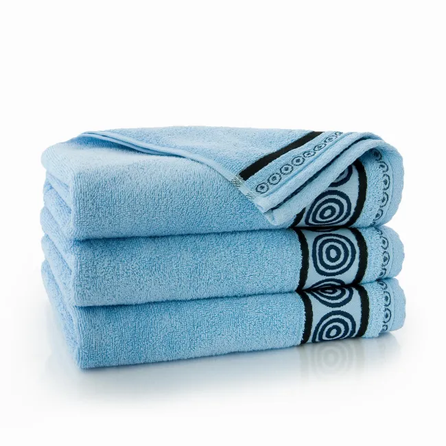 Ręcznik Rondo 70x140 5454 błękitny 450g Zwoltex