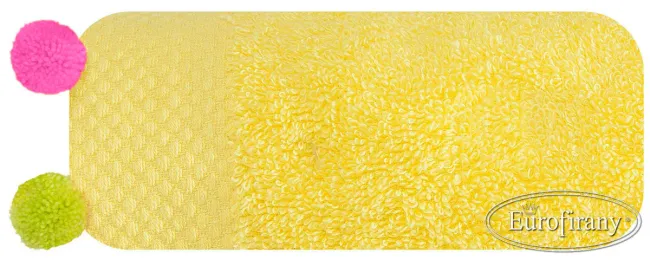 Ręcznik myjka 30x50 Candy 02 żółty 450 g/m2 Eurofirany