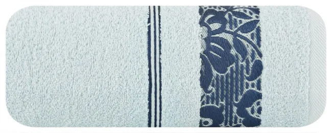 Ręcznik Sylwia 70x140 15 niebieski  500g/m2 Eurofirany