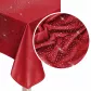 Obrus bieżnik dekoracyjny 40x180 Shiny czerwony butelkowy welurowy z kryształkami
