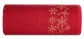 Ręcznik Santa 50x90 czerwony złoty gwiazdki świąteczny 16 450 g/m2 Eurofirany