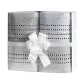 Komplet ręczników 4szt T/0367 Fiore srebrny stalowy w pudełku zestaw upominkowy na prezent Eurofirany