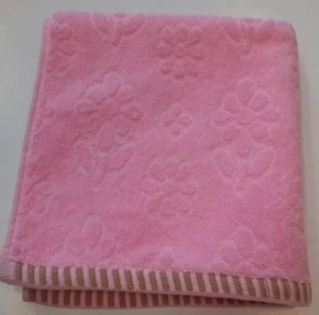 Ręcznik Tora 50x100 różowy w kwiatki niska cena