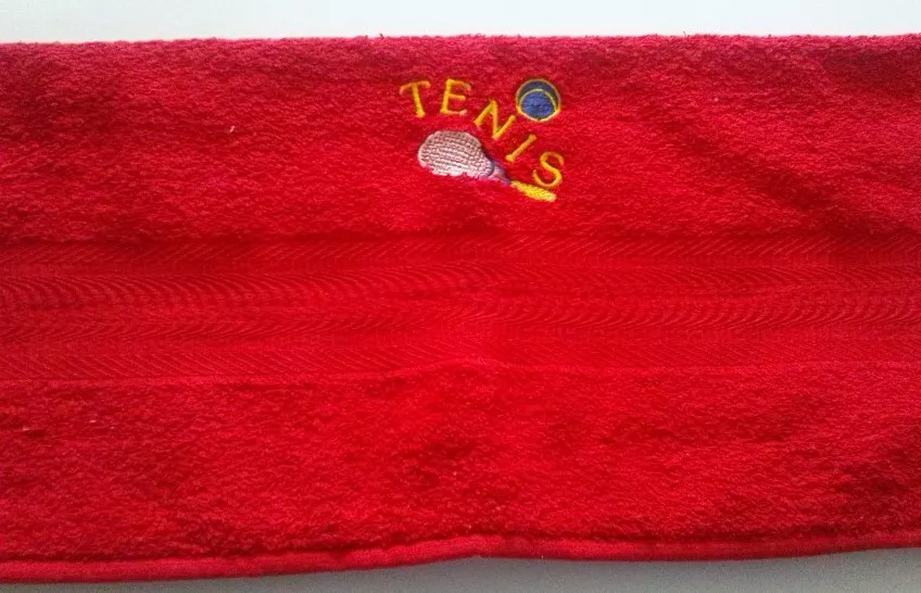 Ręcznik Kalia 23 50x100 czerwony 5292 z haftem Tenis Zwoltex Niska cena