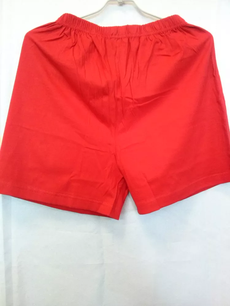 Piżama damska krótka 3187 rozmiar XXL biało czerwona. Spodenki.