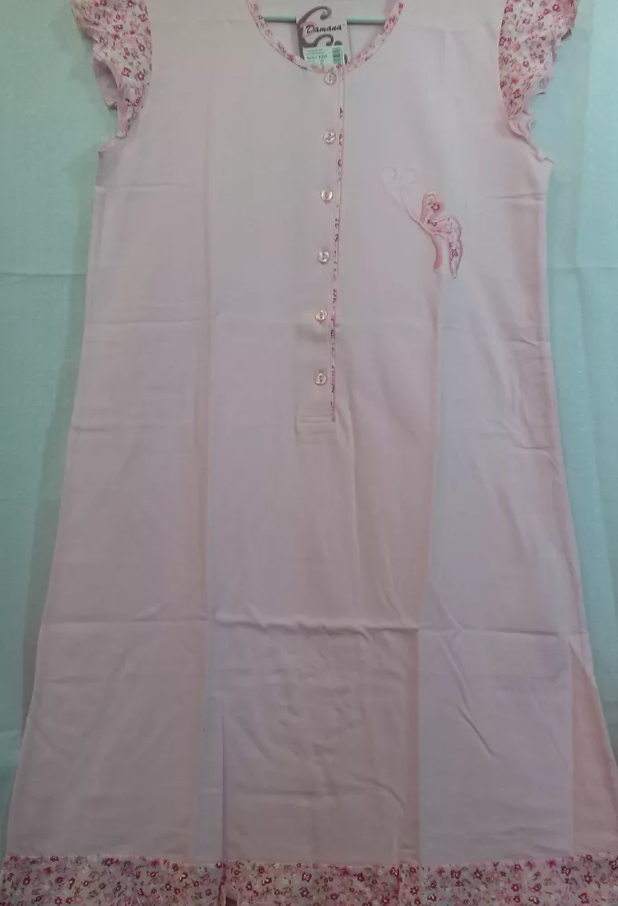 Koszula nocna krótka K 207 rozmiar S różowa Damana 
