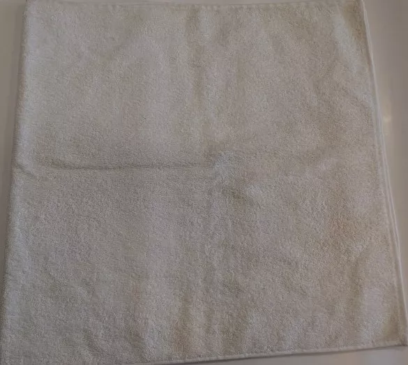 Ręcznik Gładki 2 50x90 01 biały brudny 500 g/m2 frotte Eurofirany