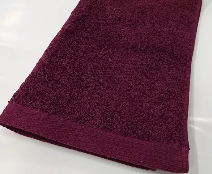 Ręcznik Spots 50x90 liliowy gładki 450g Eurofirany
