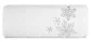 Ręcznik Santa 70x140 biały srebrny gwiazdki świąteczny 13 450 g/m2 Eurofirany
