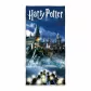 Ręcznik plażowy 70x140 Harry Potter granatowy dziecięcy welurowy H24