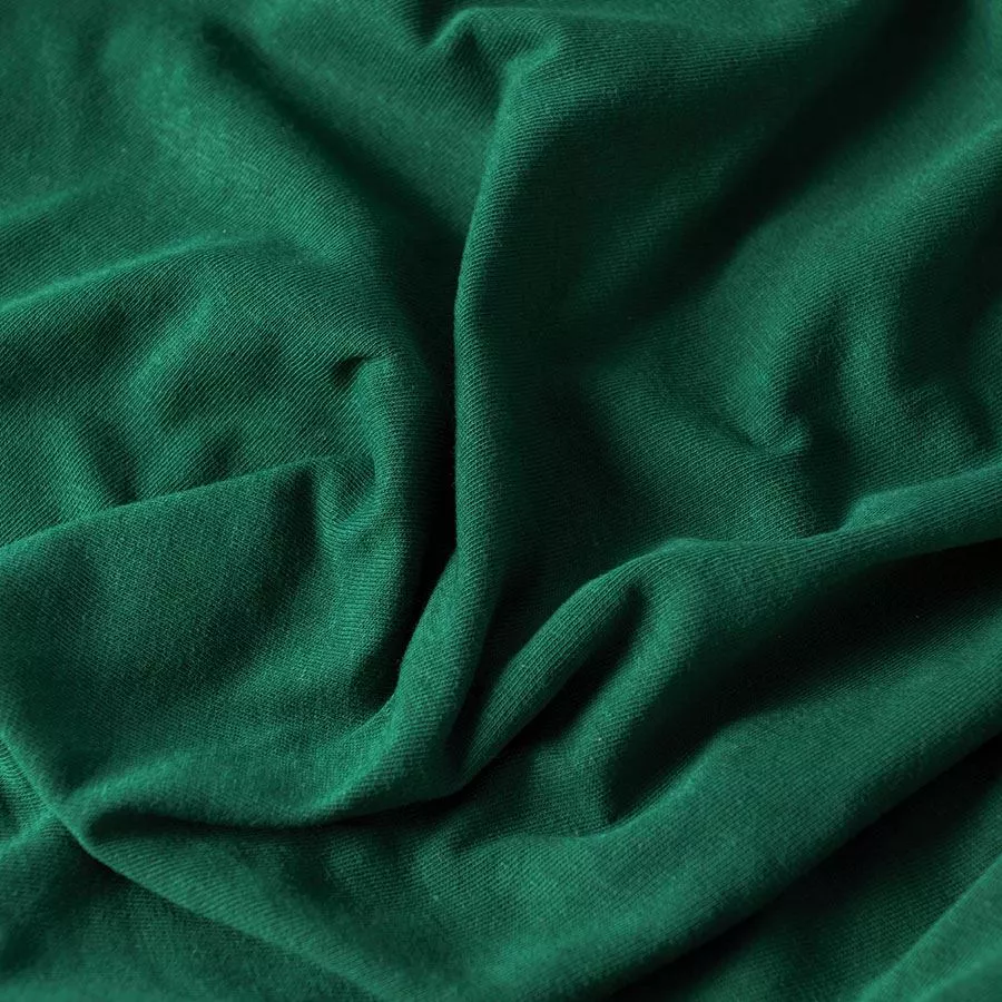 DREAMY PREMIUM Prześcieradło jersey z gumką, szerokość 160 x wysokość 200cm, kolor 006 ciemny zielony 100033/JEG/006/160200/1