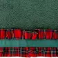 Ręcznik Santa 70x140 zielony czerwony świąteczny 01 450 g/m2 Eurofirany