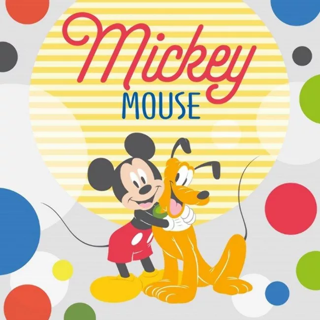 Ręcznik magiczny 30x30 Myszka Miki 2277  i pies Pluto Mickey no 04 Faro