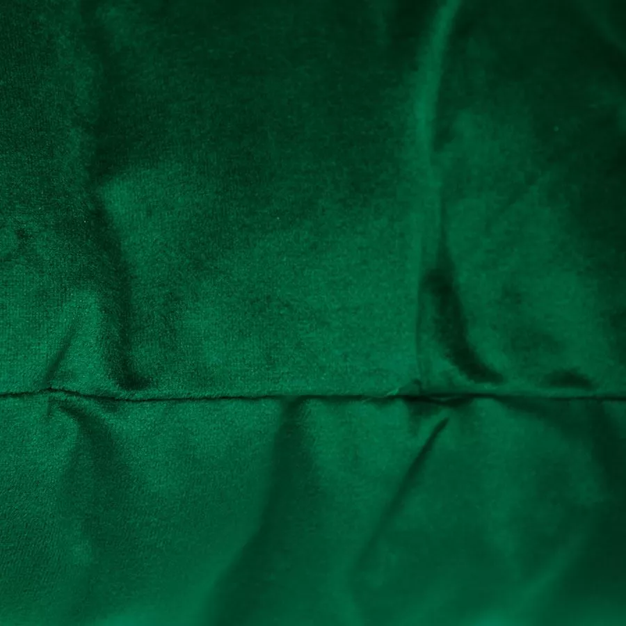 VELVI Poszewka dekoracyjna, 45x45cm, kolor S10 ciemny zielony; butelkowy - szyta w Polsce VELVI0/POS/S10/045045/1