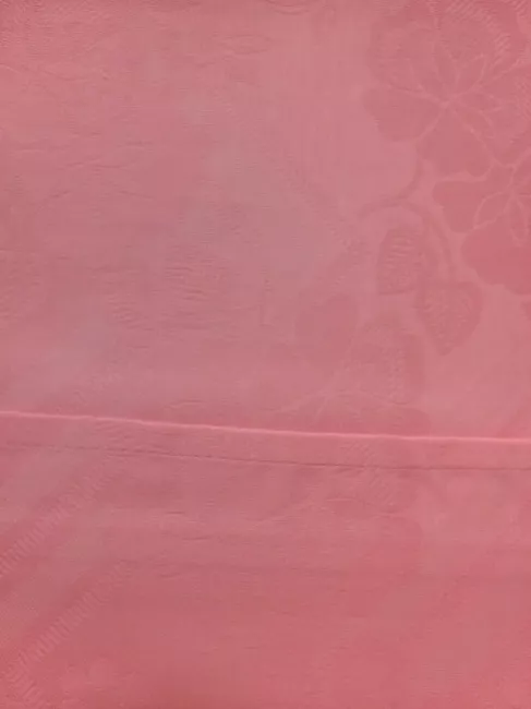 Obrus bawełniany żakardowy MIX 140x180 Różowy wykończenie proste