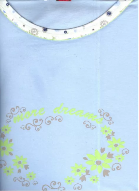 Koszula damska długa 134 XL niebieska Luna