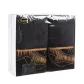 Komplet ręczników 2szt T/0394 czarny złoty zestaw upominkowy w pudełku na prezent Eurofirany