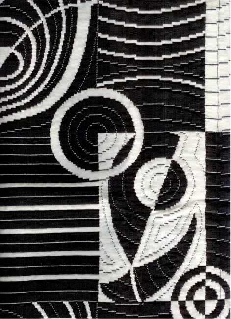 Poszewka Ozdobna 45x70 04 Czarny + Biały - rzeczywiste kolory
