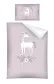 Pościel bambusowa 100x135 Jednorożec kucyk konik unicorn różowa do łóżeczka 3037 A dwustronna