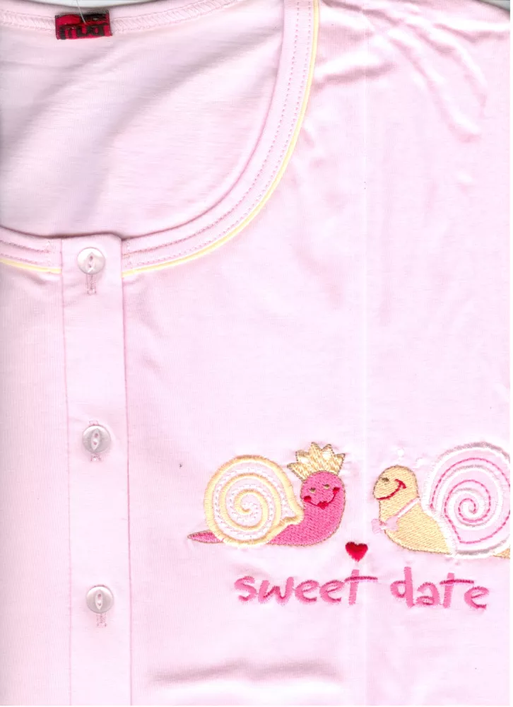Koszula damska krótka polo 54 rozmiar M różowa 