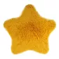 Dywanik mata 60 cm Soft Star gwiazda eko futro żółty antypoślizgowy Domarex