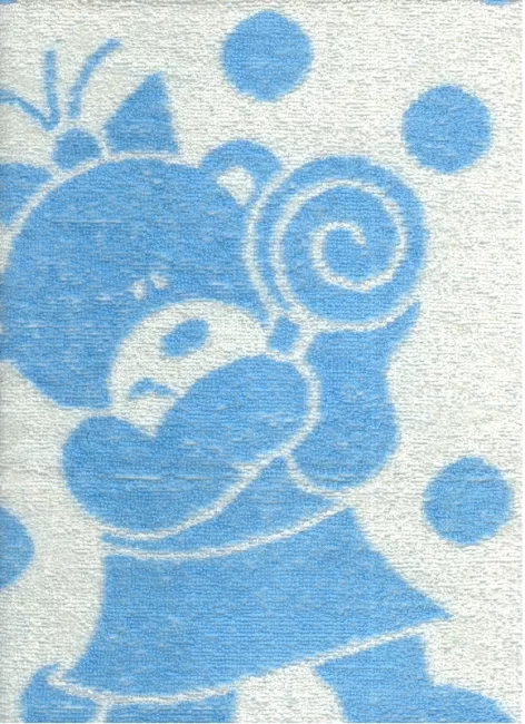 Ręcznik Nutka Frotte 30x50 Niebieski 6937/1 Zwoltex