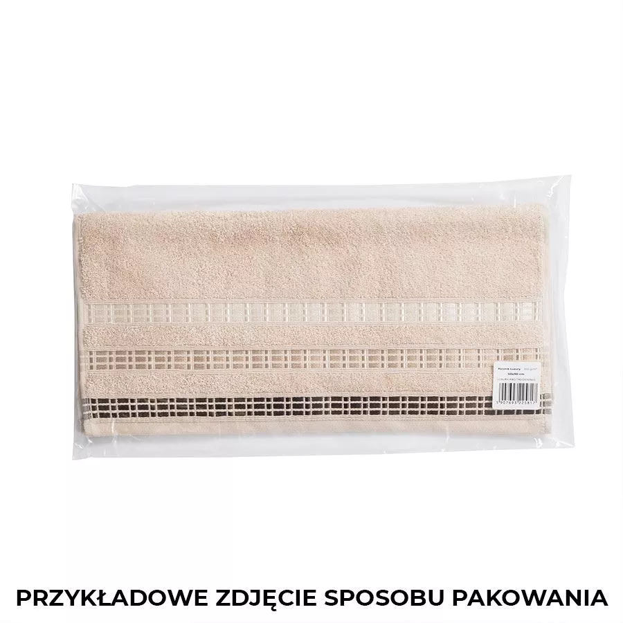 LUXURY Ręcznik, 70x140cm, kolor 575 brązowy LUXURY/RB0/575/070140/1