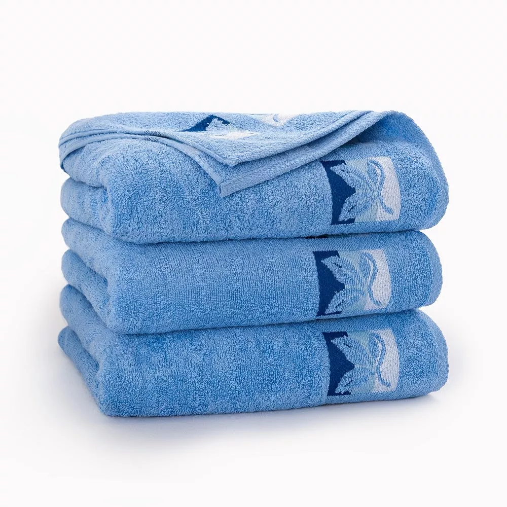 Ręcznik Fraza 50x90 niebieski 450g/m2 K26-6400