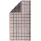 Ręcznik plażowy Square 80x200 antracytowy czerwony 72 frotte 560g/m2 100% bawełna Cawoe