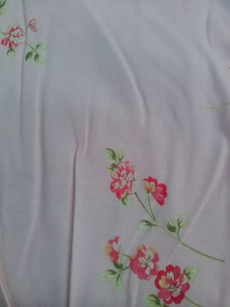 Koszula damska na ramiączka 121 rozmiar M morelowa w kwiaty Luna -rzeczywiste kolory.