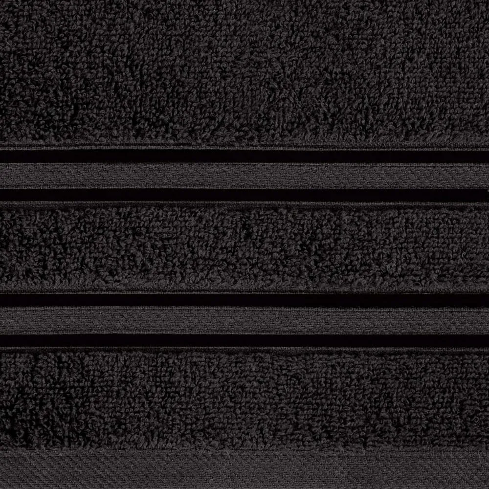 Ręcznik Manola 50x90 czarny frotte  480g/m2 Eurofirany