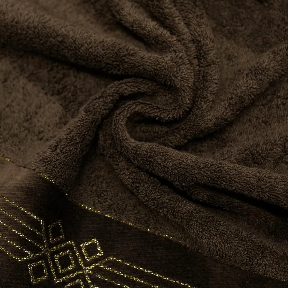 Ręcznik Kamela 70x140 brązowy frotte  520g/m2 Eurofirany