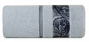 Ręcznik Sylwia 1 70x140 niebieski 500  g/m2 frotte Eurofirany