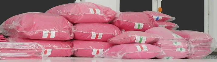 Poduszka z półpuchu 70x80 2,0 kg Lux Różowa Najtańsza