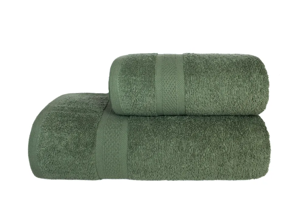 Ręcznik Leo 50x90 zielony frotte 450  g/m2 Faro
