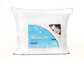 Poduszka antyalergiczna 70x80 Medicare 100% Microfibra biała zapinana na zamek AMW