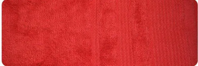 Ręcznik Rodos 50x100 czerwony z bordiurą 550 g/m2
