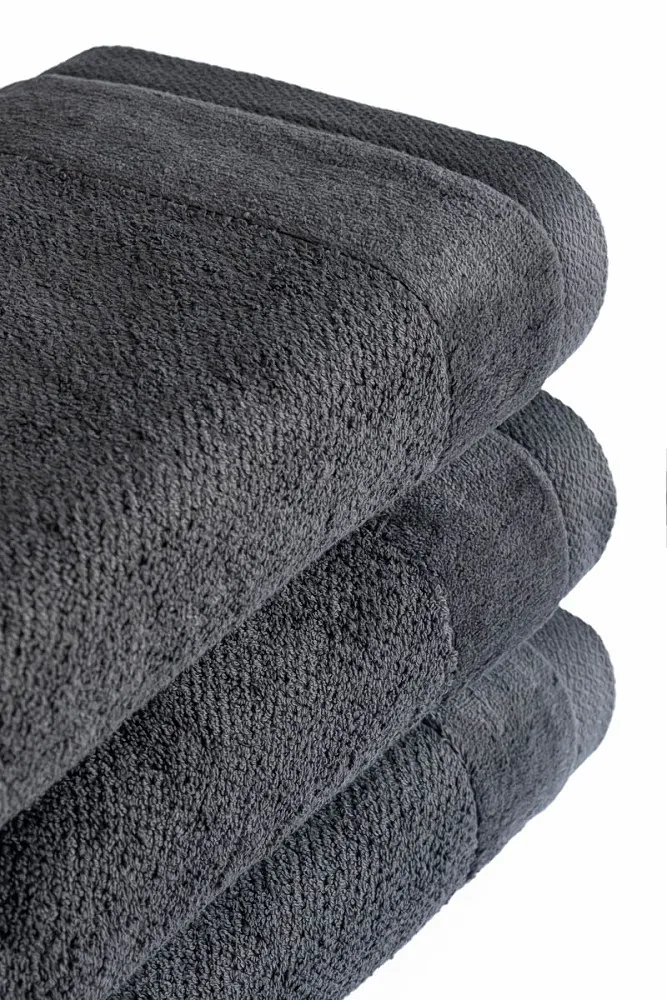 Ręcznik Vito 100x150 grafitowy frotte bawełniany 550 g/m2