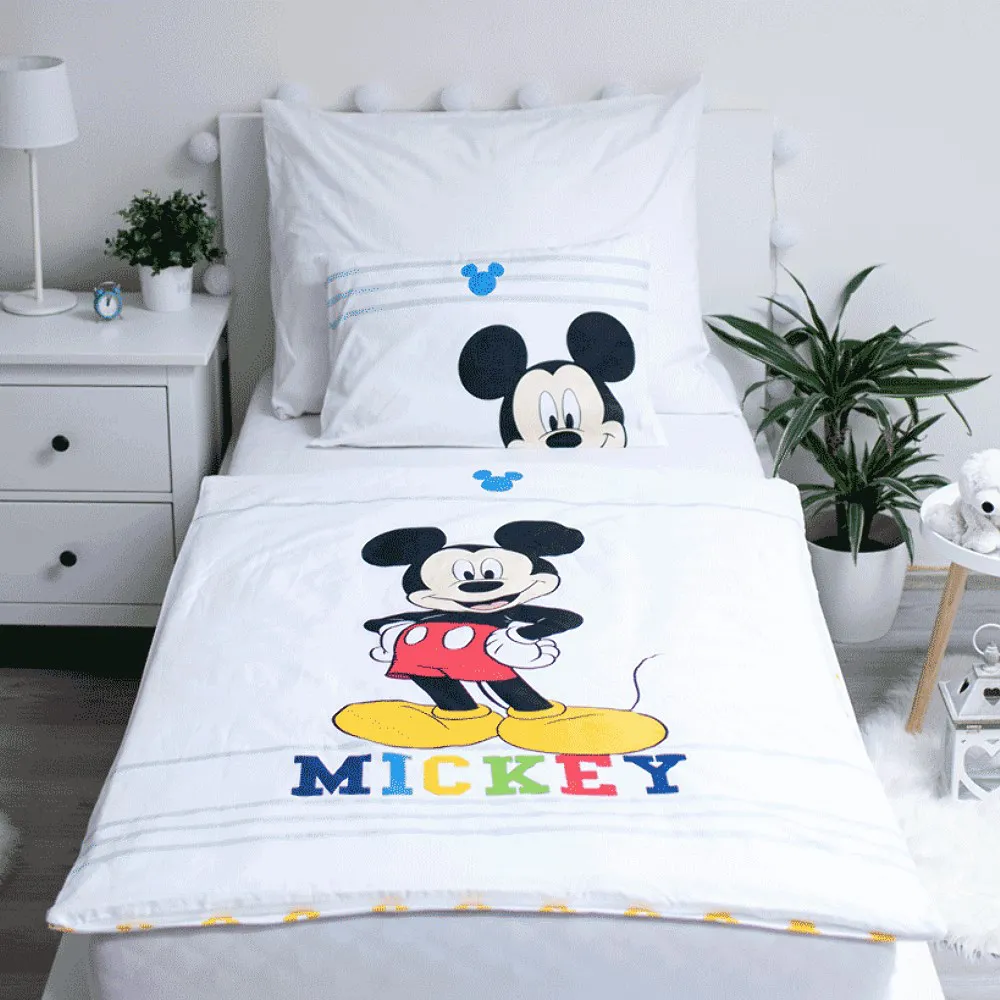 Pościel bawełniana 100x135 Myszka Miki Mickey Mouse 0714 do łóżeczka poszewka 40x60