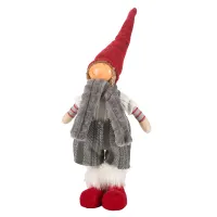 Ozdoba świąteczna Doll lalka 20B 32cm czerwona srebrna