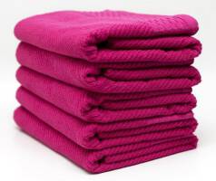 Ręcznik Bolero 70x140 fuksja frotte 500 g/m2 jednobarwny żakardowy z bordiurą