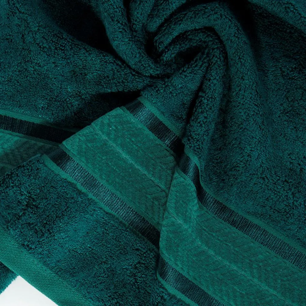 Ręcznik Miro 70x140 turkusowy ciemny 550g/m2 Eurofirany