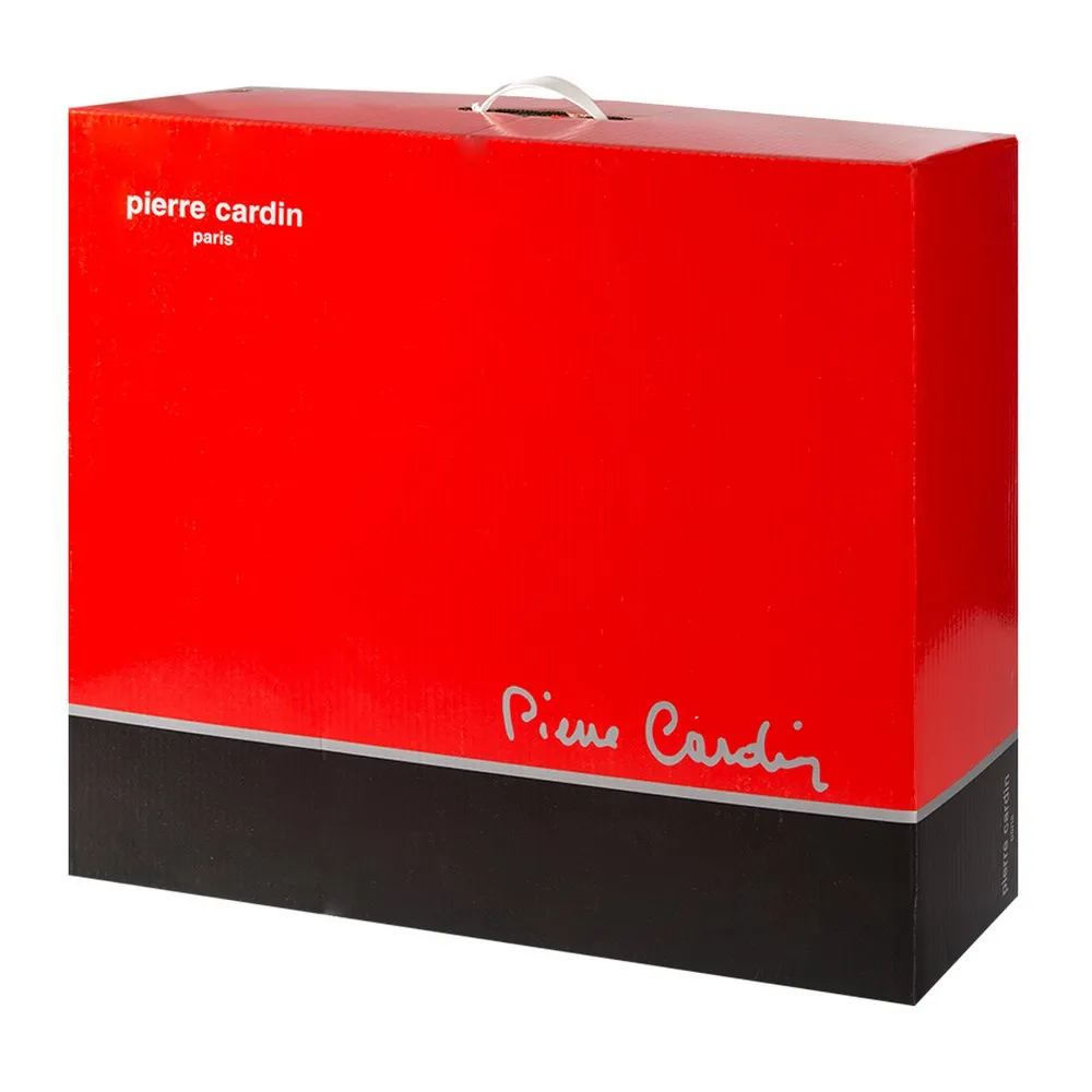 Koc narzuta akrylowy 160x240 Coral 670g/m2 czerwony kryształki Pierre Cardin