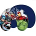 Poduszka turystczna rogal Avengers        Heroes granatowa kolorowa