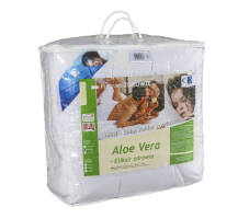 Kołdra antyalergiczna 200x220 Aloe Vera 1,40 kg 100% bawełna wykończona substancją Aloe Vera AMW