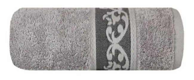 Ręcznik Cezar 50x90 srebrny 08 frotte 600g/m2 z bawełny egipskiej
