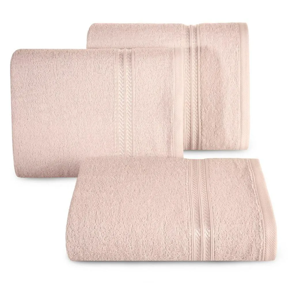 Ręcznik Lori 50x90 różowy jasny 450g/m2 Eurofirany