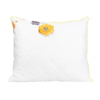 Poduszka antyalergiczna 40x40 Bee Soft Satyna bawełniana pikowana 250 g biała AMZ
